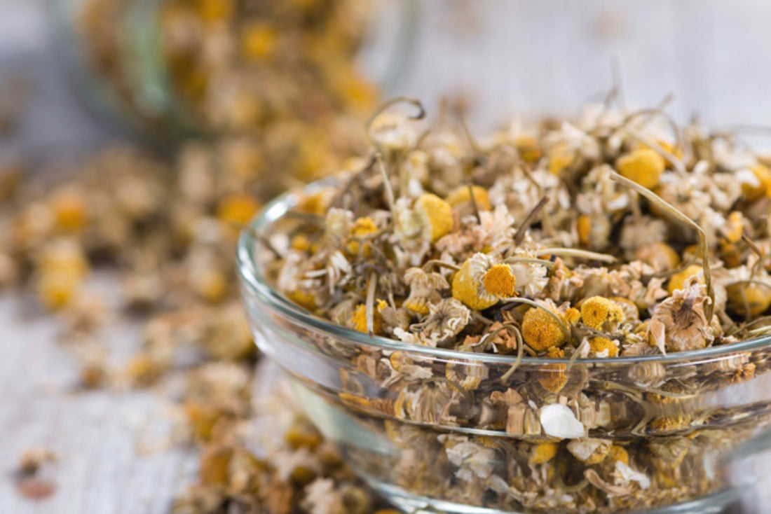 Dried Herbs ready for a tea