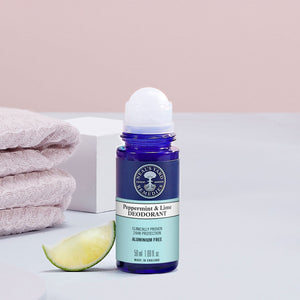 Neal's Yard Remedies Bodycare Roll On Deodorant Peppermint & Lime 50ml