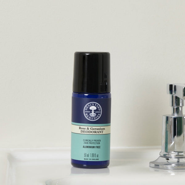 Neal's Yard Remedies Bodycare Roll On Deodorant Rose & Geranium 50ml
