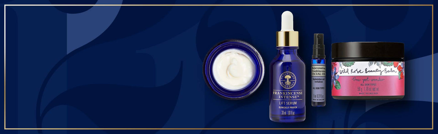 Picture of a selection of products by Neal's Yard Remedies