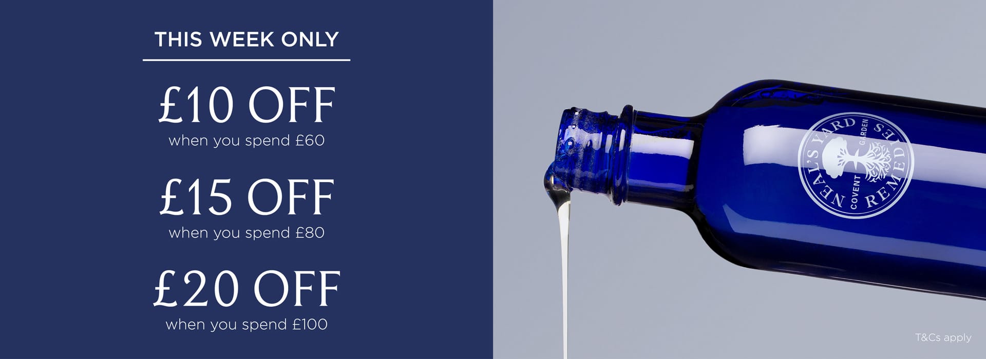 £10 off when you spend £60