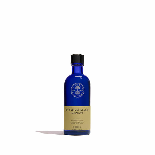 Neal's Yard Remedies Aromatherapy Geranium & Orange Massage Oil 100ml