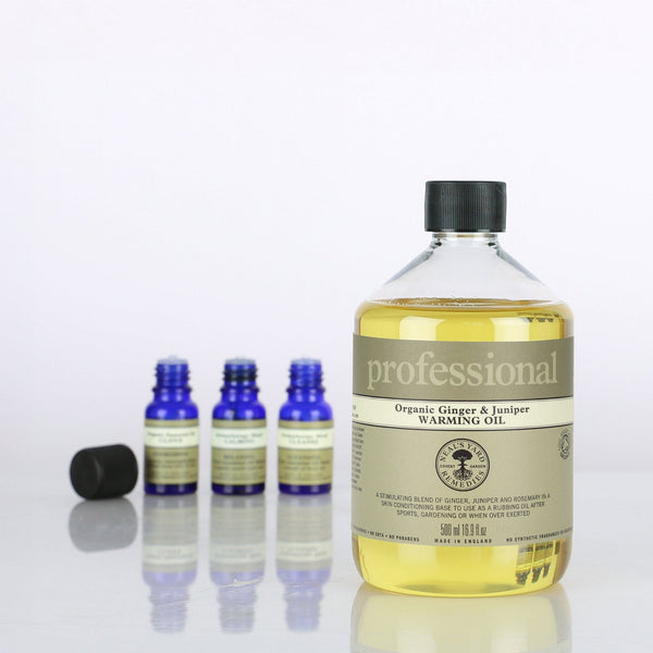 Neal's Yard Remedies Aromatherapy Professional Range Organic Ginger & Juniper Warming Oil 500ml