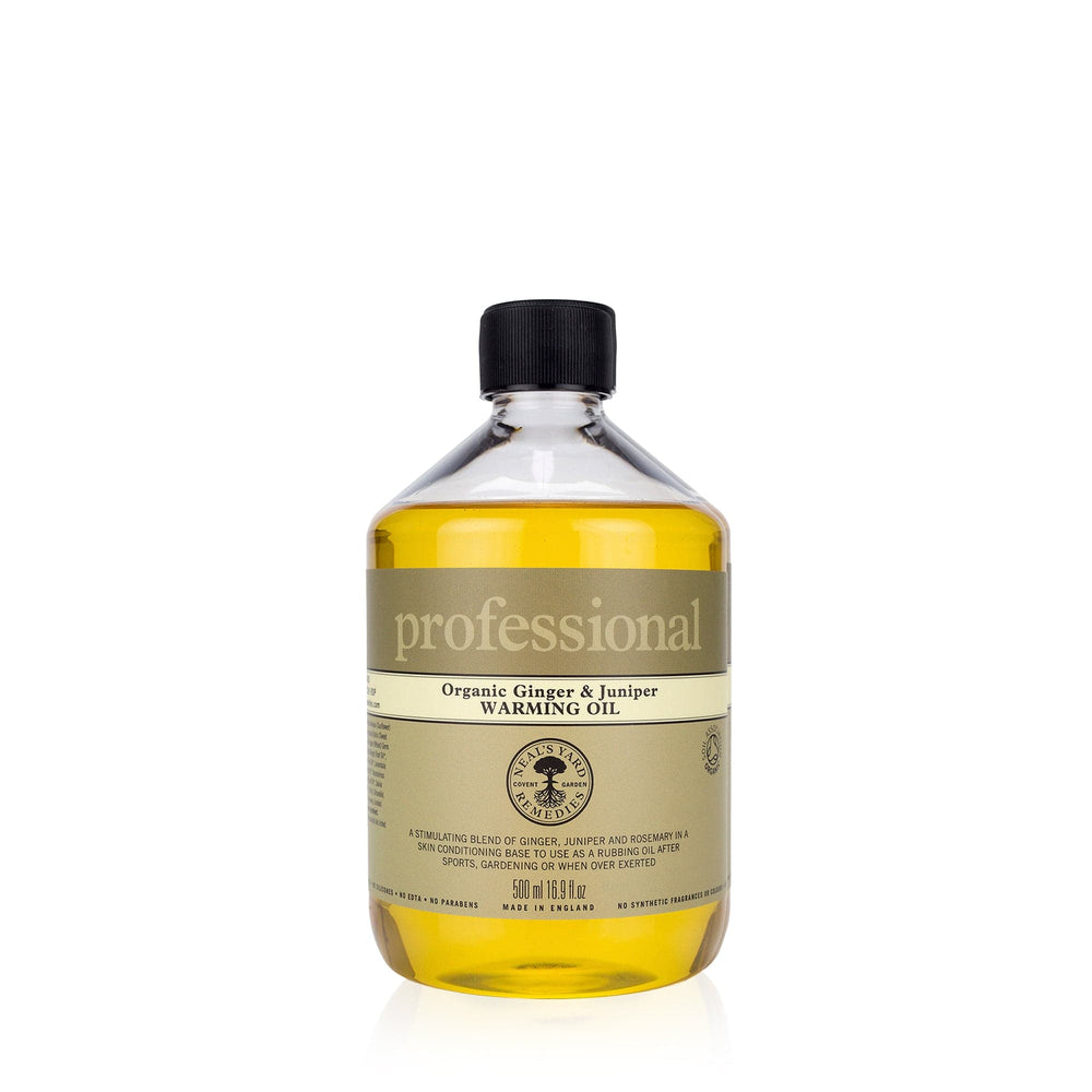 Neal's Yard Remedies Aromatherapy Professional Range Organic Ginger & Juniper Warming Oil 500ml