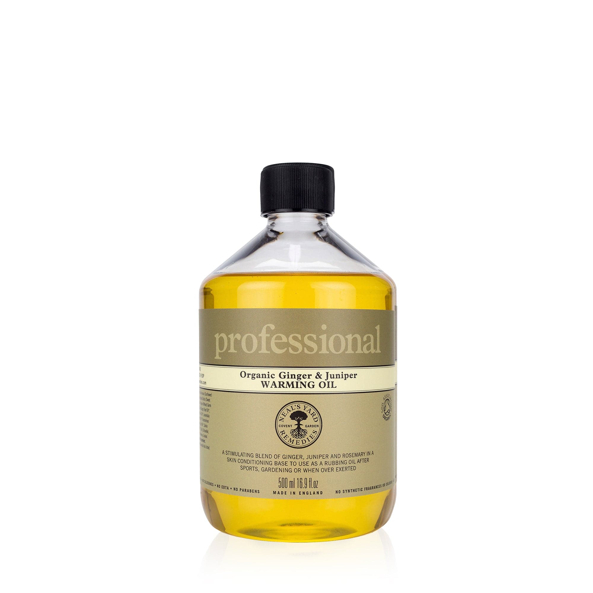Neal's Yard Remedies Aromatherapy Professional Range Organic Ginger & Juniper Warming Oil 500ml