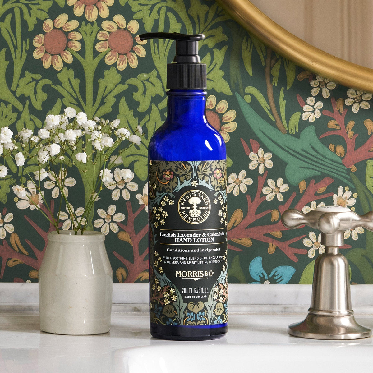 English Lavender & Calendula Hand Lotion 200ml, view 4