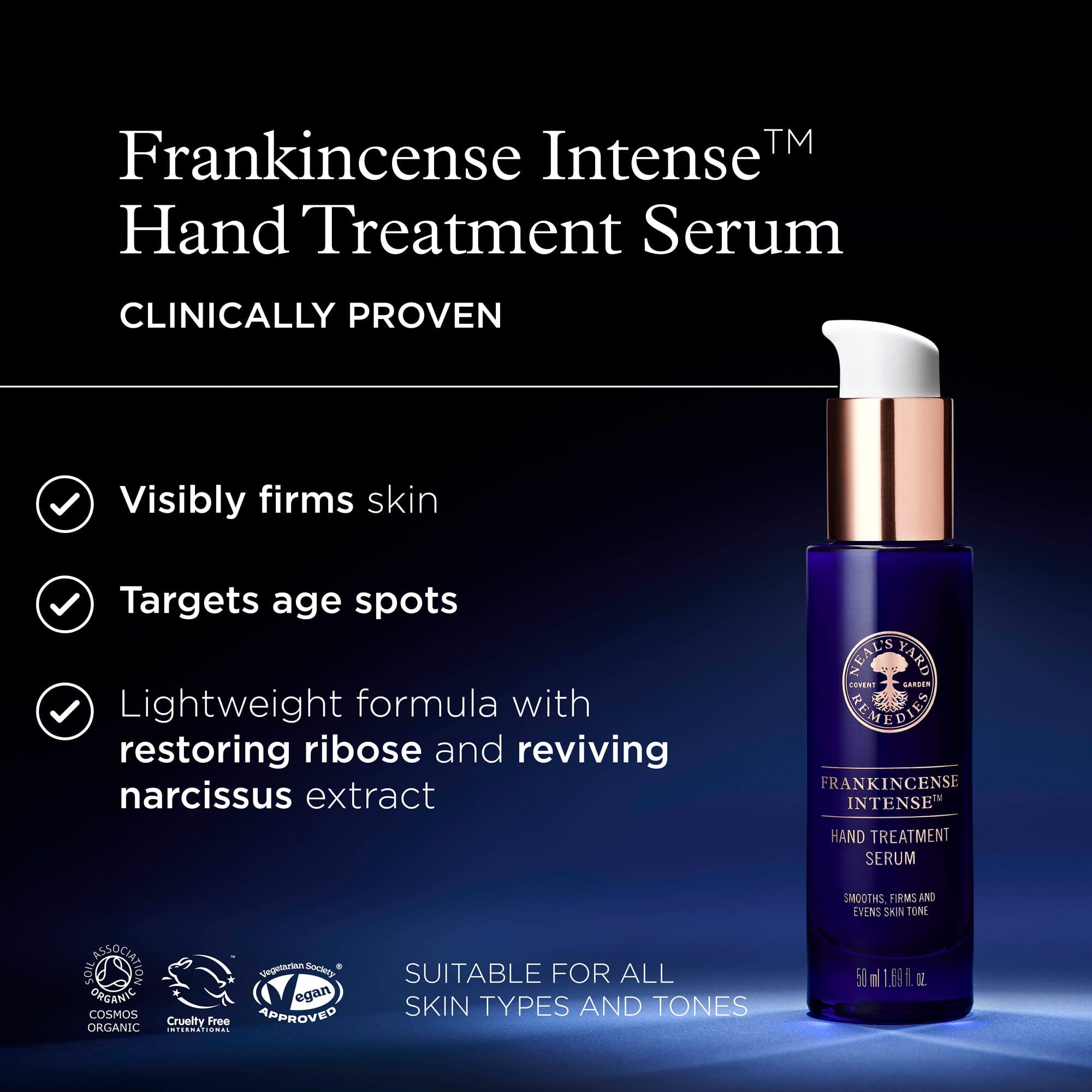 Neal's Yard Remedies | Frankincense Intense™ Hand Treatment Serum 50ml