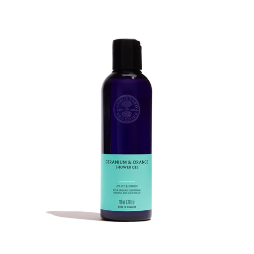 Neal's Yard Remedies Bodycare Geranium & Orange Shower Gel 200ml
