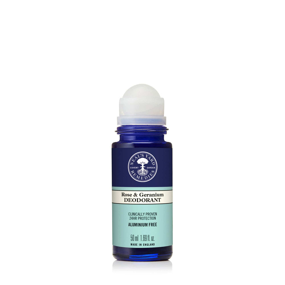 Neal's Yard Remedies Bodycare Roll On Deodorant Rose & Geranium 50ml