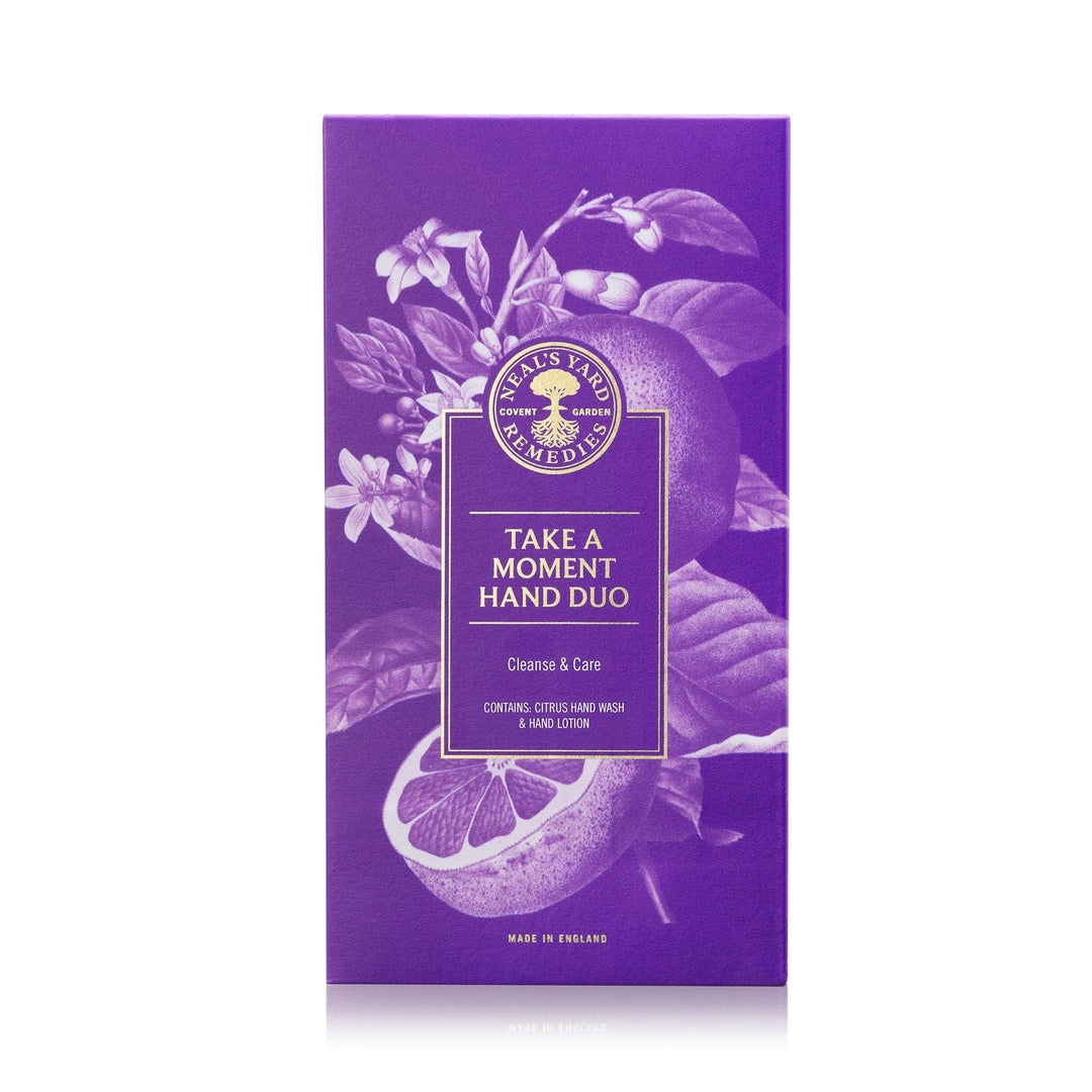 Neal's Yard Remedies Christmas Gifts Take a Moment Hand Duo | Citrus