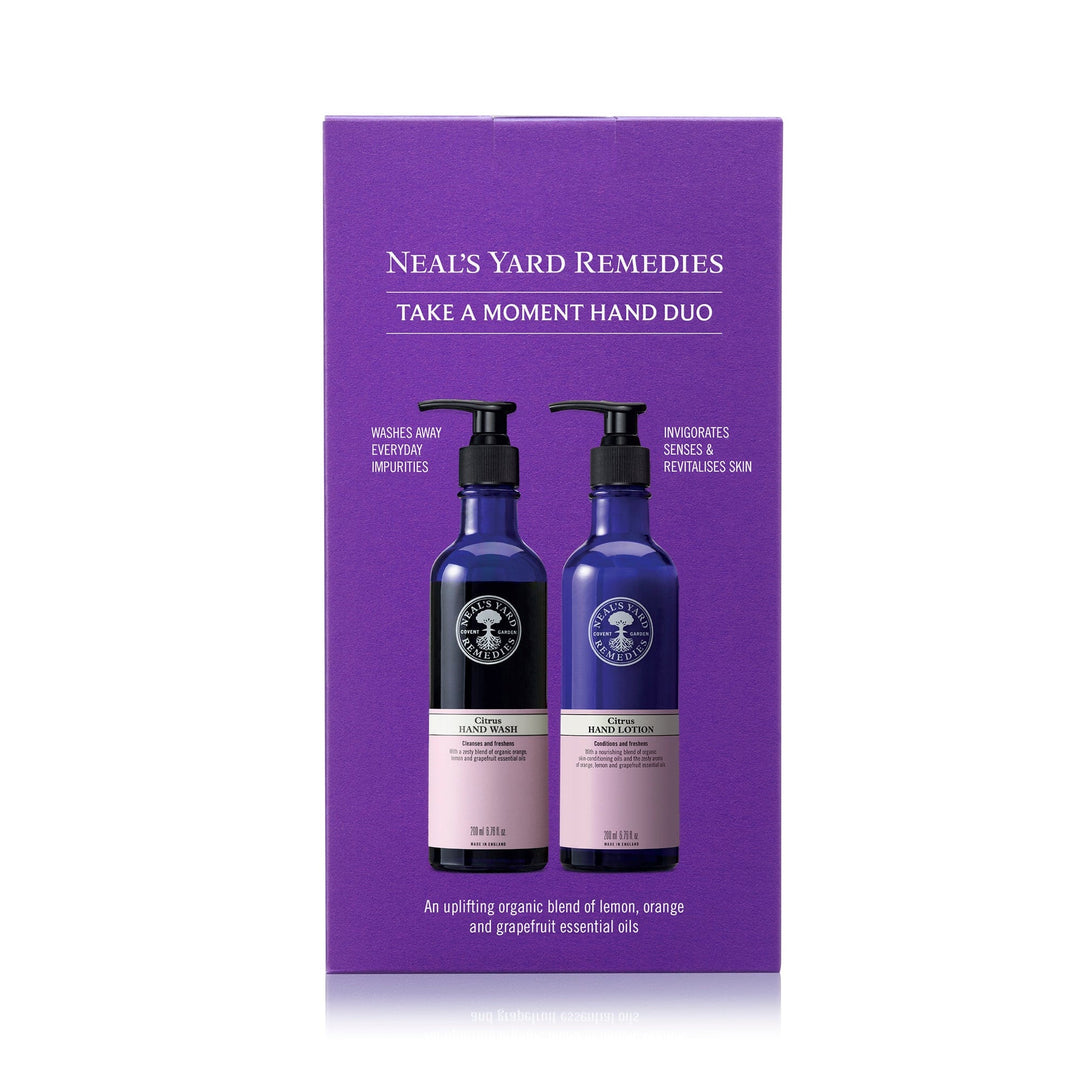 Neal's Yard Remedies Christmas Gifts Take a Moment Hand Duo | Citrus