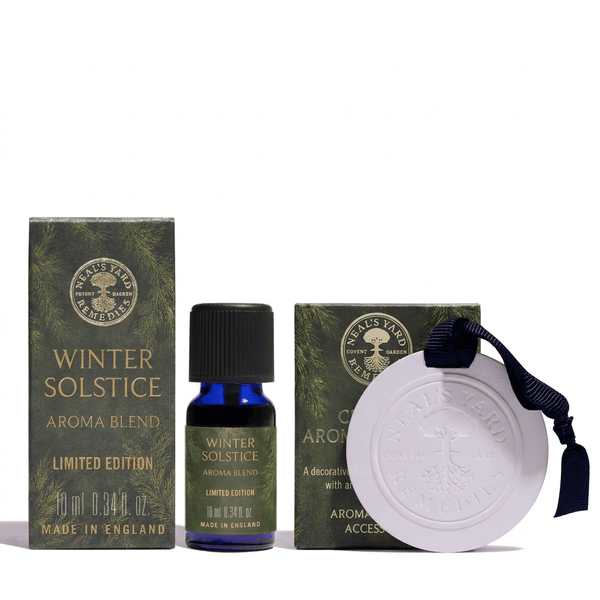 nyr-uk product Winter Solstice Aroma Blend and Ceramic Diffuser