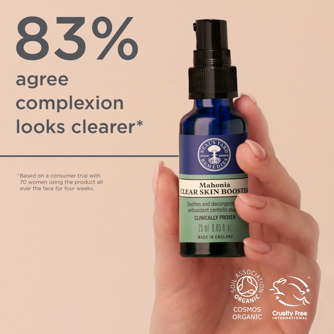 Neal's Yard Remedies Skincare Mahonia Clear Skin Booster, 25ml