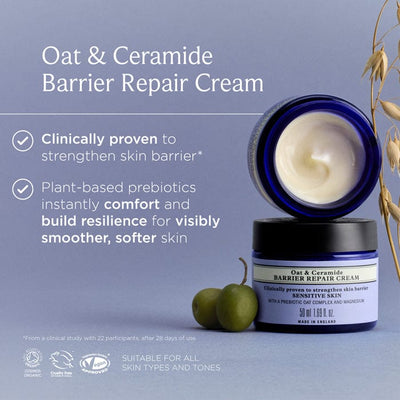 Neal's Yard Remedies Skincare Oat & Ceramide Barrier Repair Cream 50ml