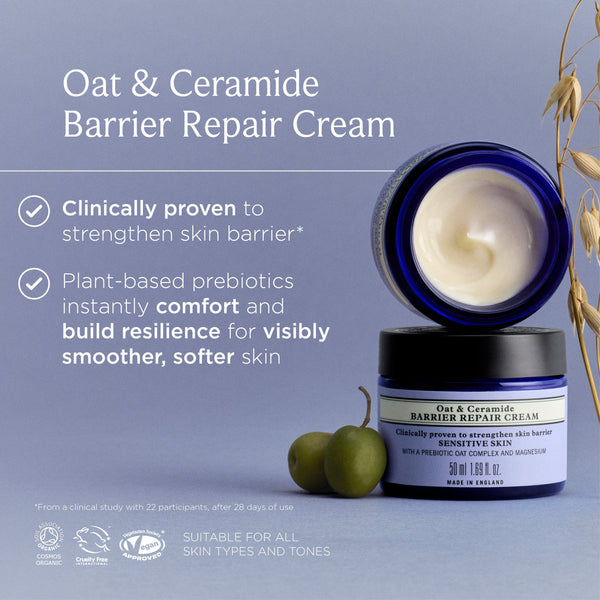 Neal's Yard Remedies Skincare Oat & Ceramide Barrier Repair Cream 50ml