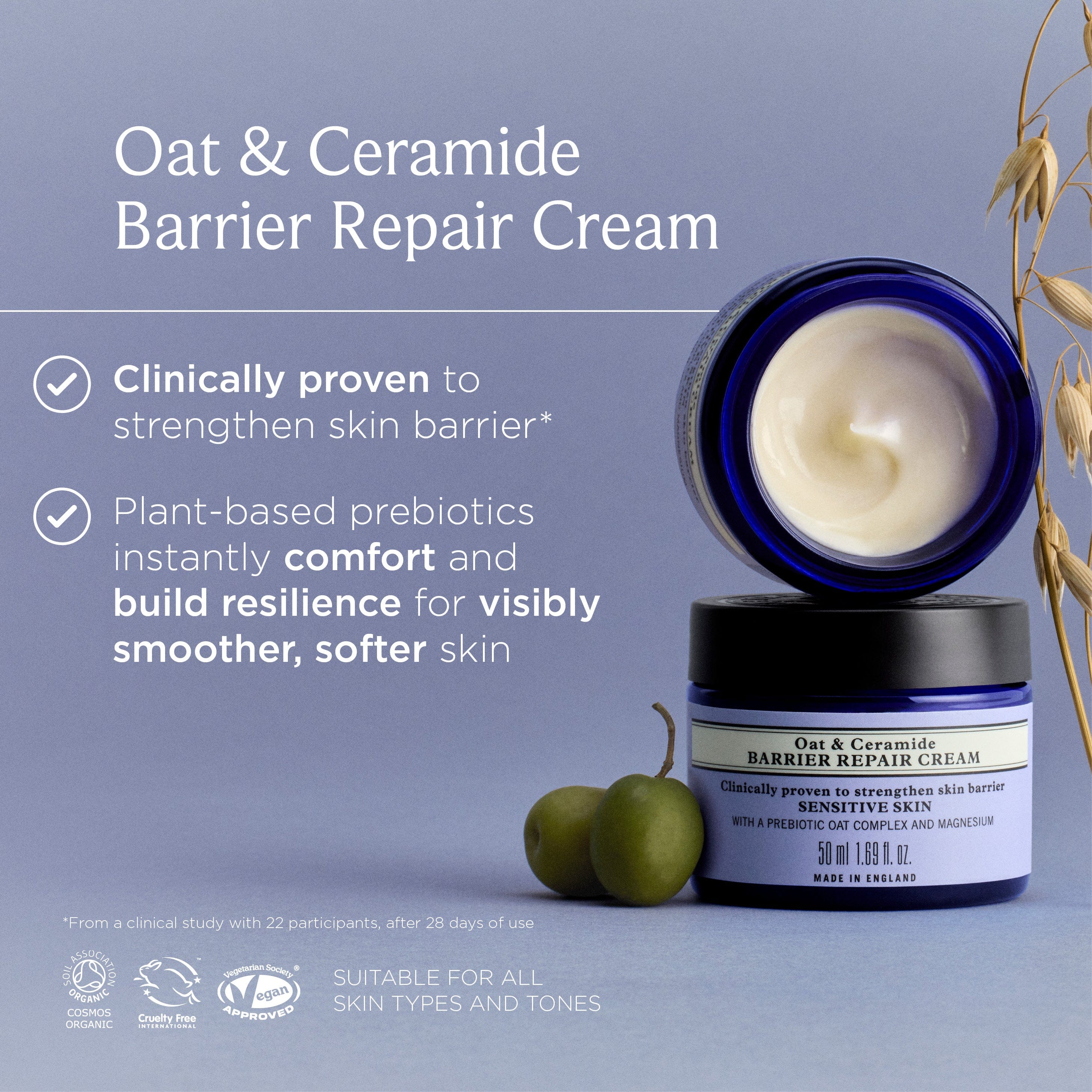 Oat & Ceramide Barrier Repair Cream 50ml