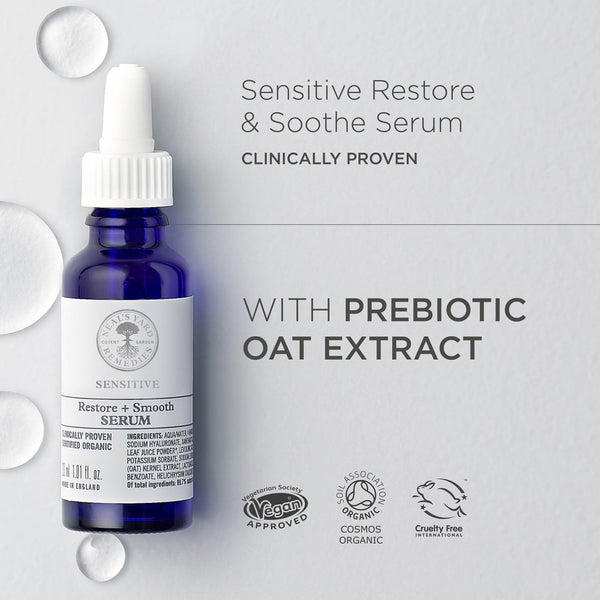 Neal's Yard Remedies Skincare Sensitive Restore & Smooth Serum 30ml