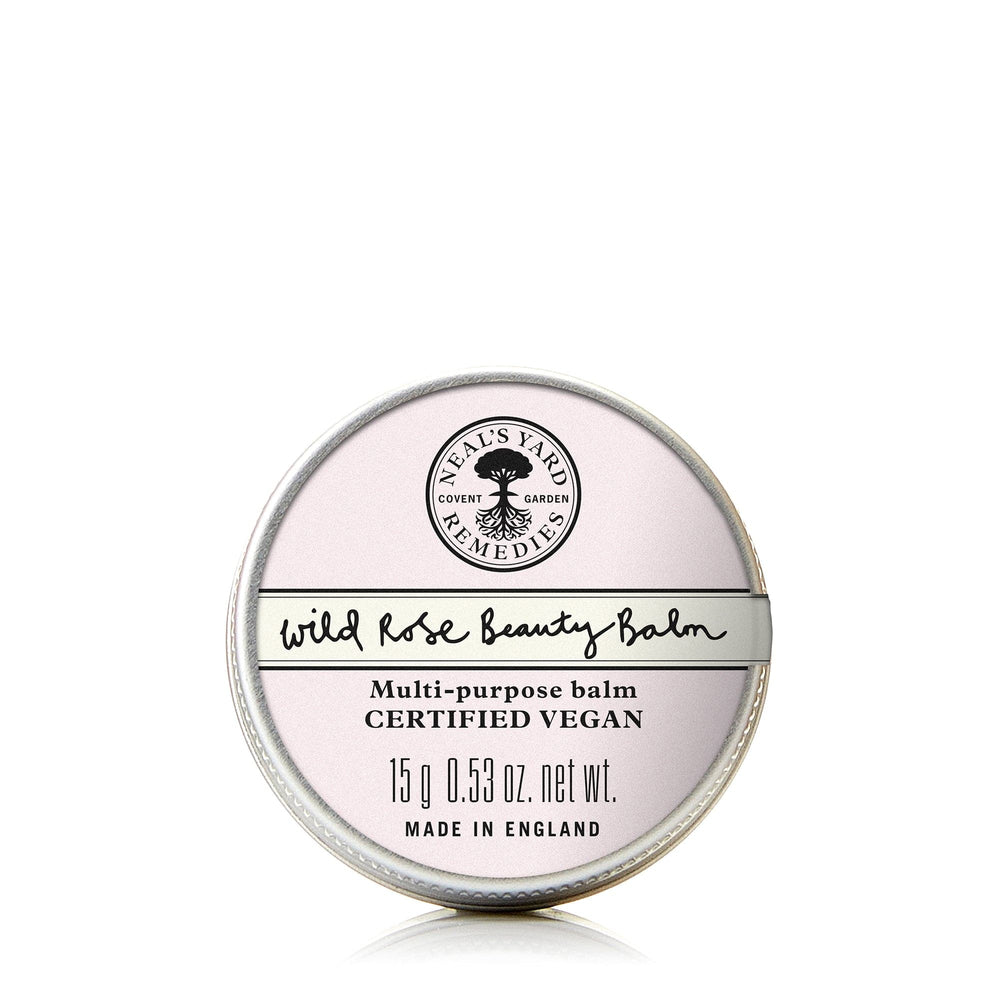 Neal's Yard Remedies Skincare Wild Rose Beauty Balm VEGAN Tin 15g