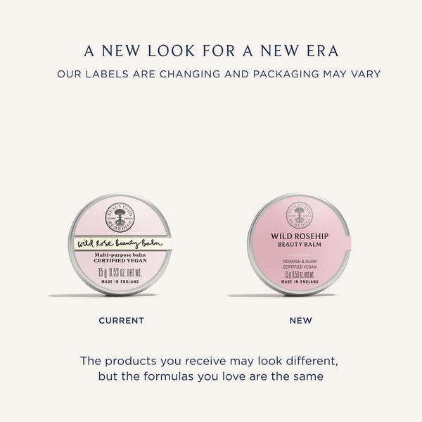 Neal's Yard Remedies Skincare Wild Rose Beauty Balm Vegan Tin 15g