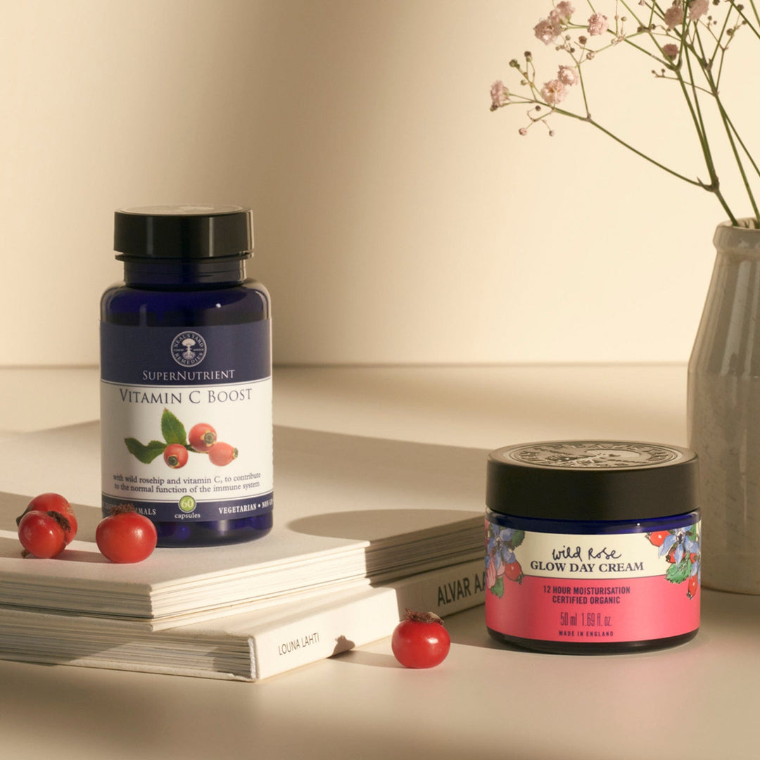 Neal's Yard Remedies Promo Try our Vitamin C Boost with Wild Rose Skincare to visibly enhance radiance.