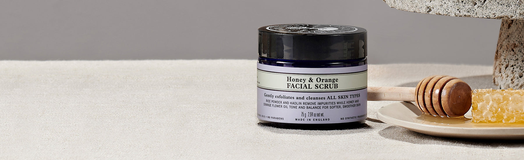 Picture of the Honey & Orange Facial Scrub by Neal's yard Remedies