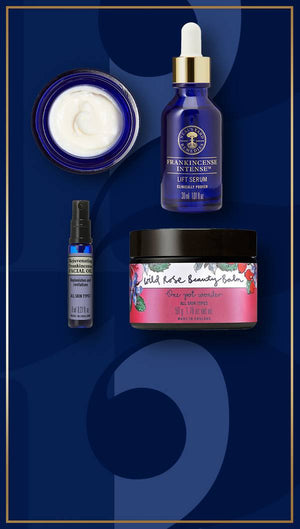 Picture of a selection of products by Neal's Yard Remedies
