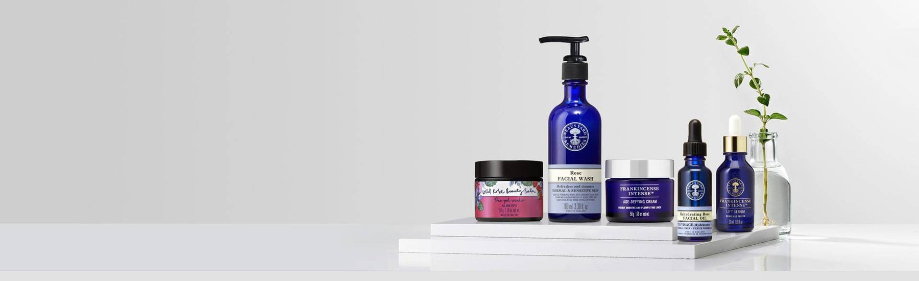Picture of organic skincare bestseller products by Neal's yard Remedies