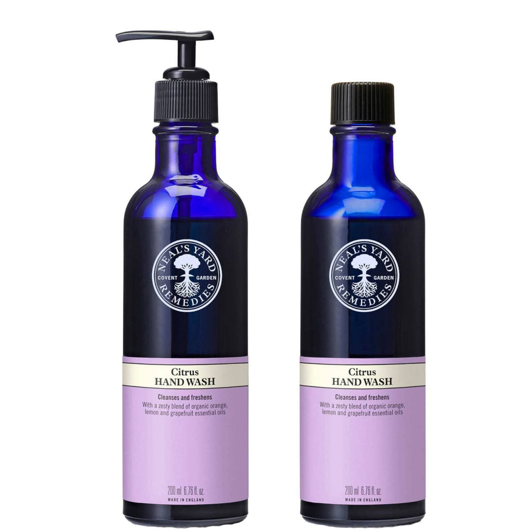 Neal's Yard Remedies Citrus Hand Wash 200ml Reduce & Reuse Duo