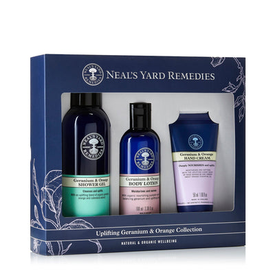 Neal's Yard Remedies Uplifting Geranium & Orange Collection