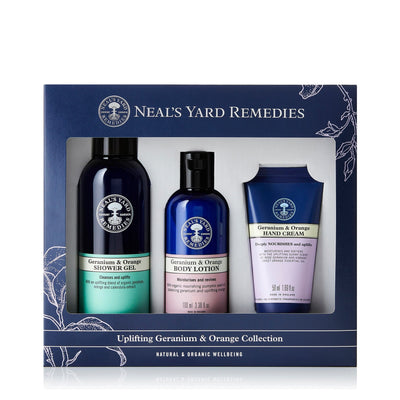 Neal's Yard Remedies Uplifting Geranium & Orange Collection