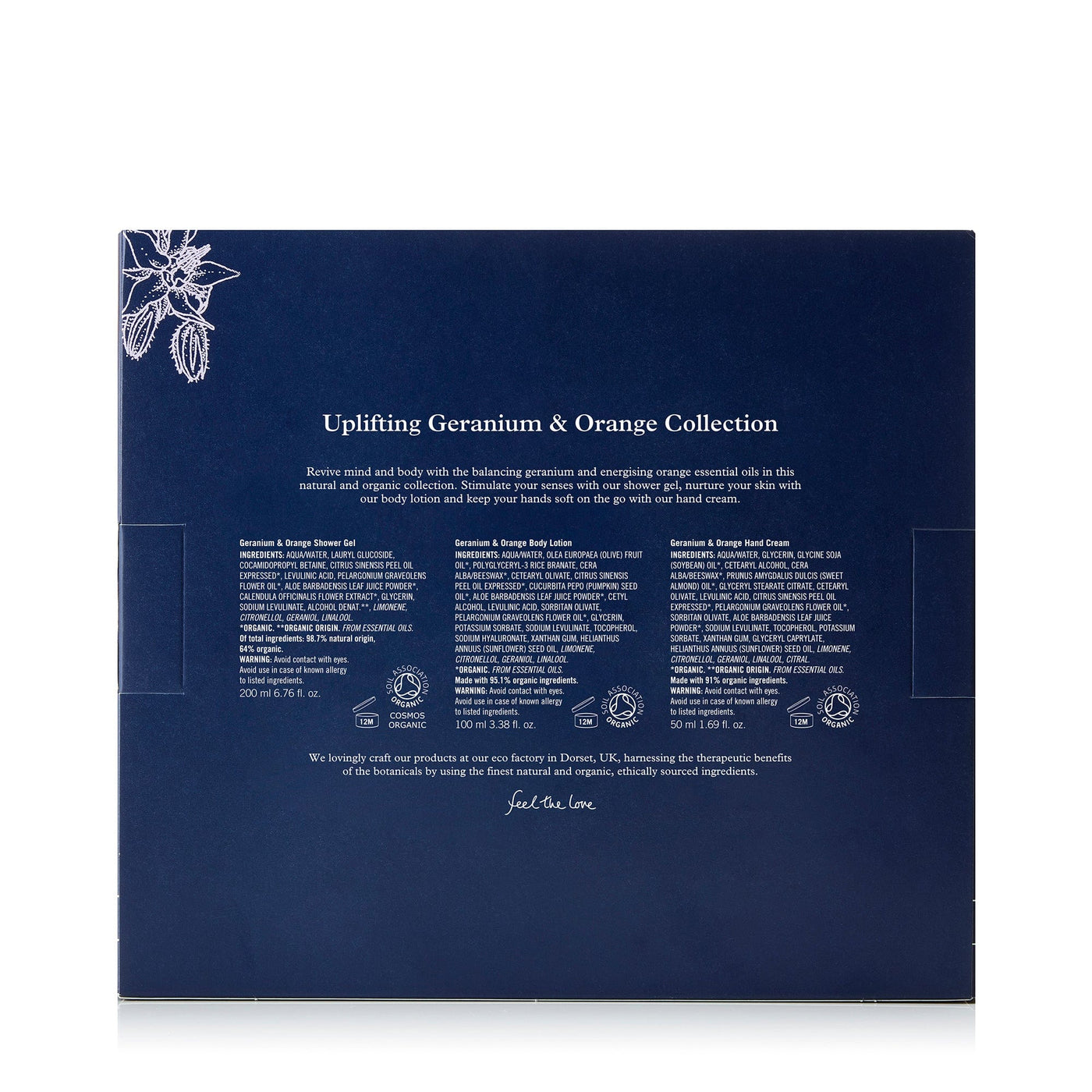 Neal's Yard Remedies Uplifting Geranium & Orange Collection