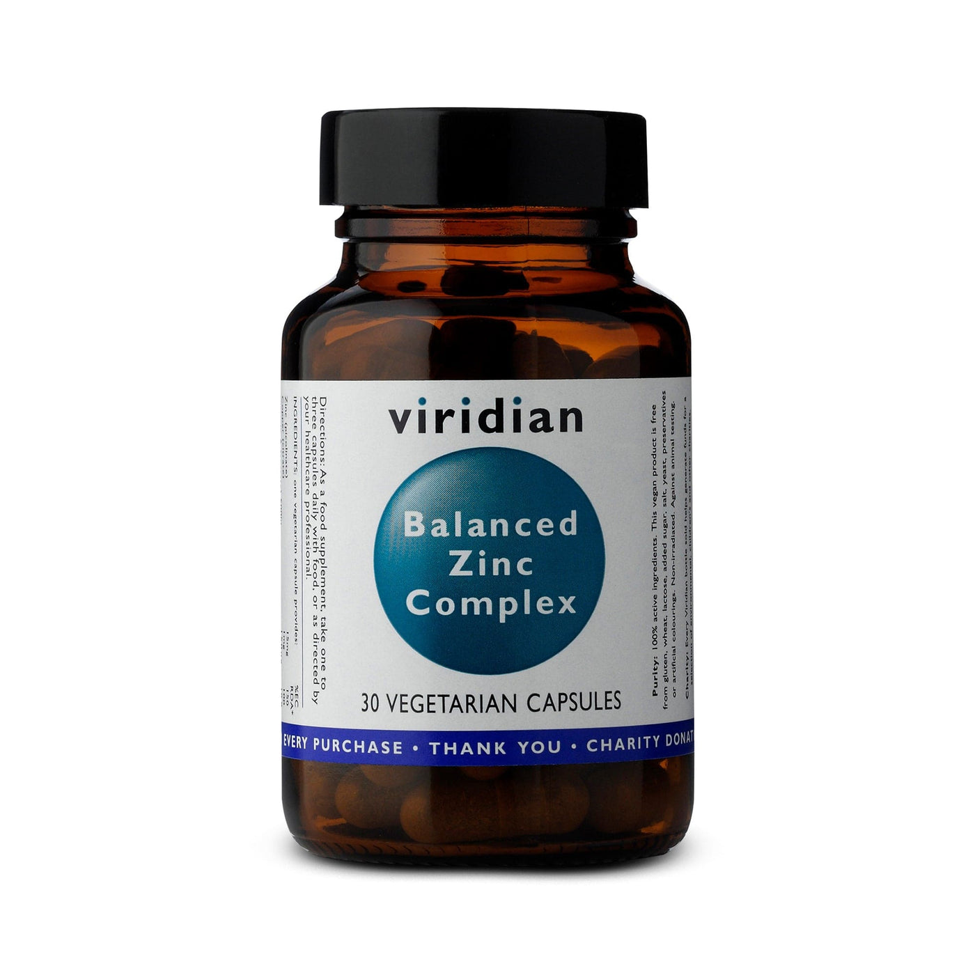 Neal's Yard Remedies Viridian Balanced Zinc Complex Veg Caps - 30 Capsules