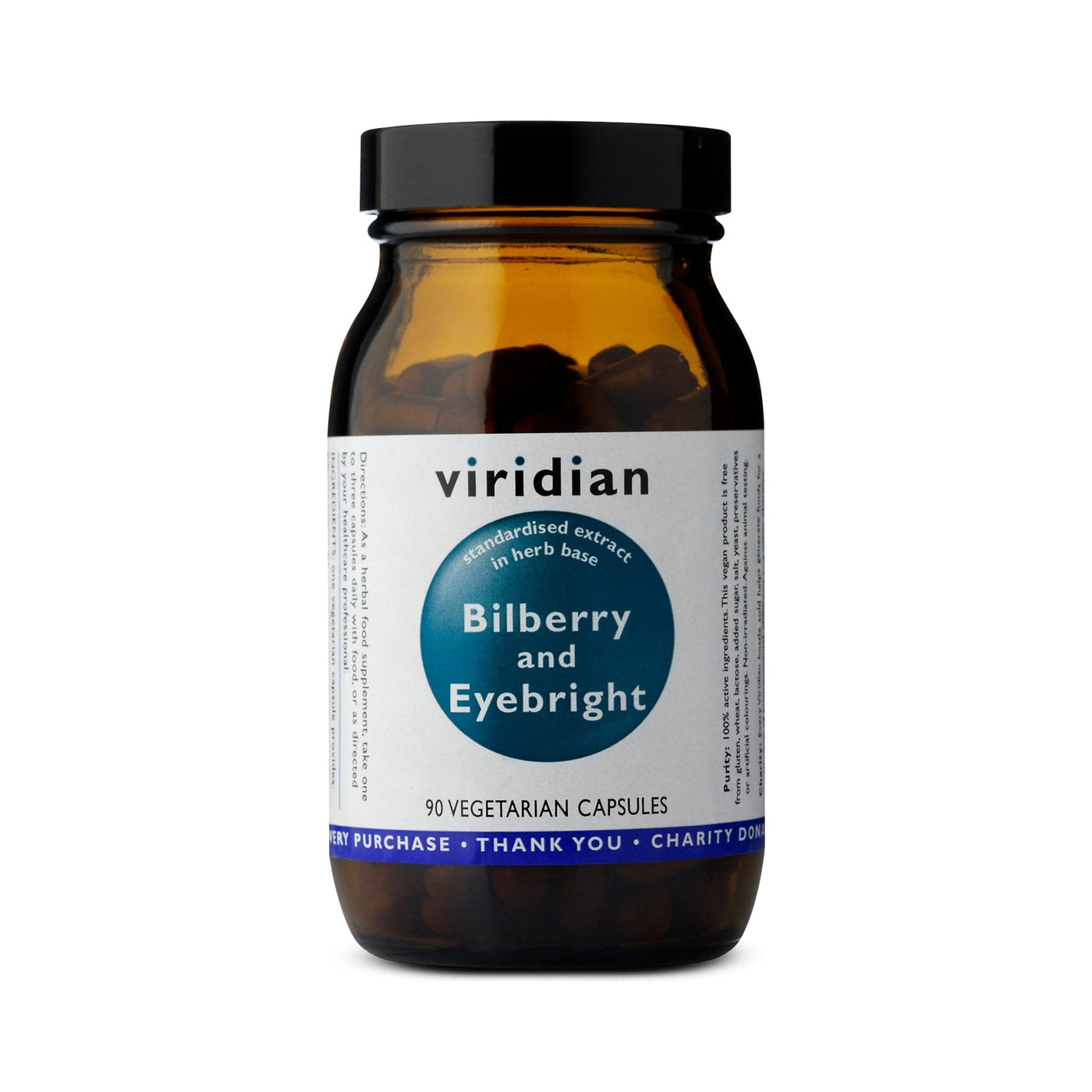 Neal's Yard Remedies Viridian Bilberry and Eyebright Extract - 90 Capsules