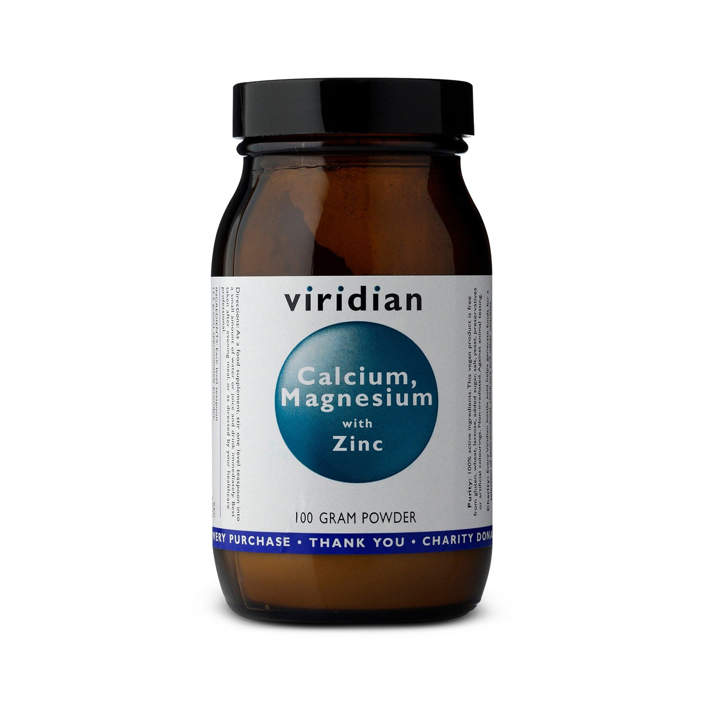 Neal's Yard Remedies Viridian Calcium, Magnesium with Zinc Powder 100g