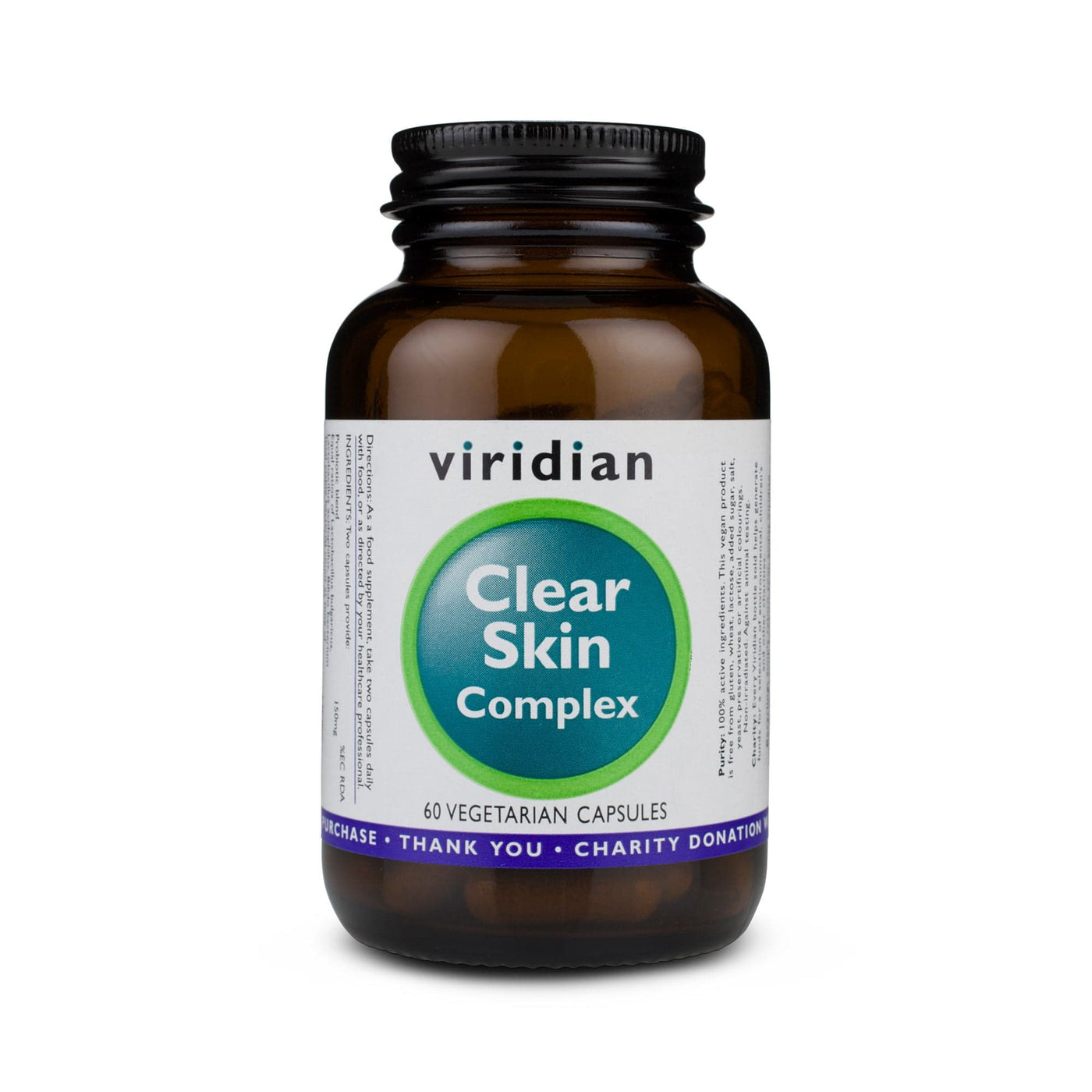 Neal's Yard Remedies Viridian Clear Skin Complex - 60 Capsules
