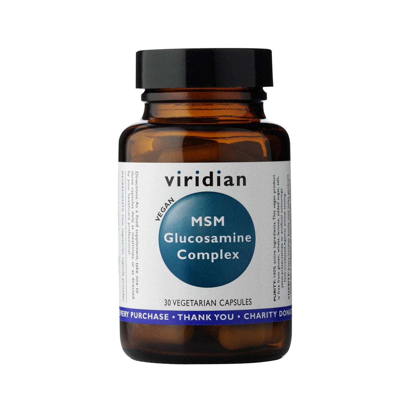 Neal's Yard Remedies Viridian Glucosamine with MSM Veg Caps - 30 Capsules