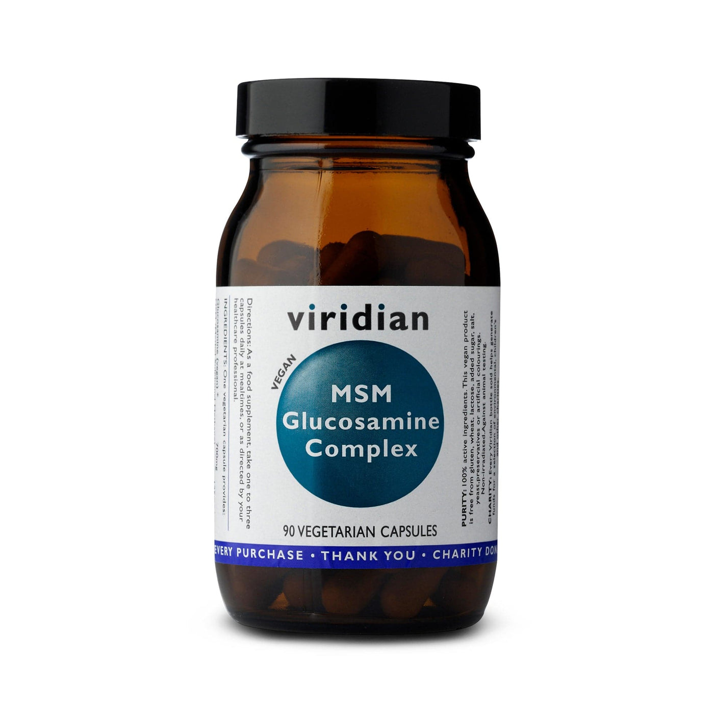 Neal's Yard Remedies Viridian Glucosamine with MSM Veg Caps - 90 Capsules