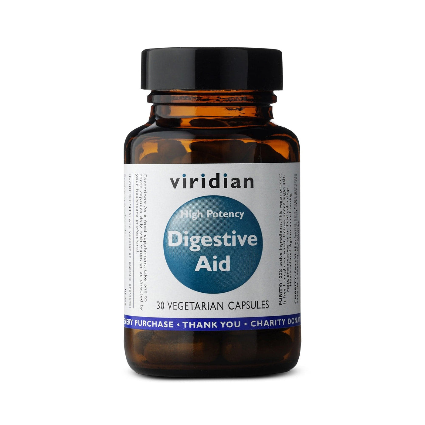 Neal's Yard Remedies Viridian High Potency Digestive Aid Veg Caps - 30 Capsules