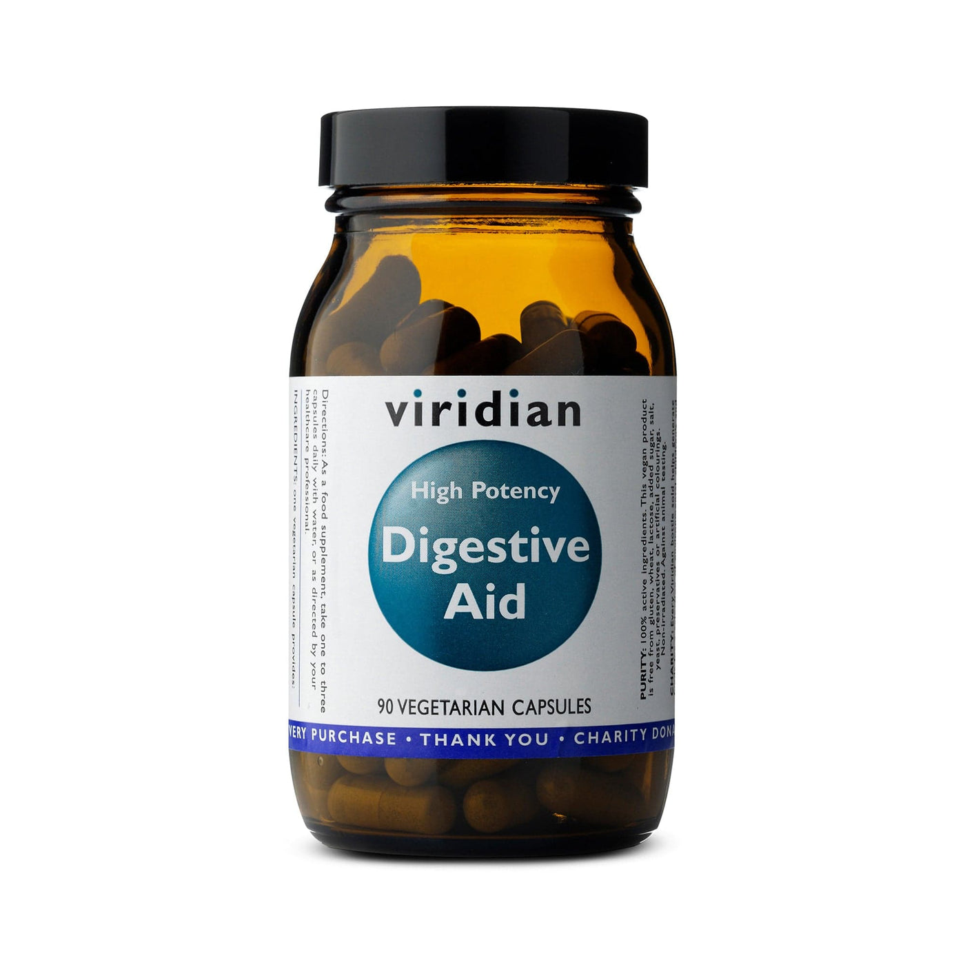Neal's Yard Remedies Viridian High Potency Digestive Aid Veg Caps - 90 Capsules