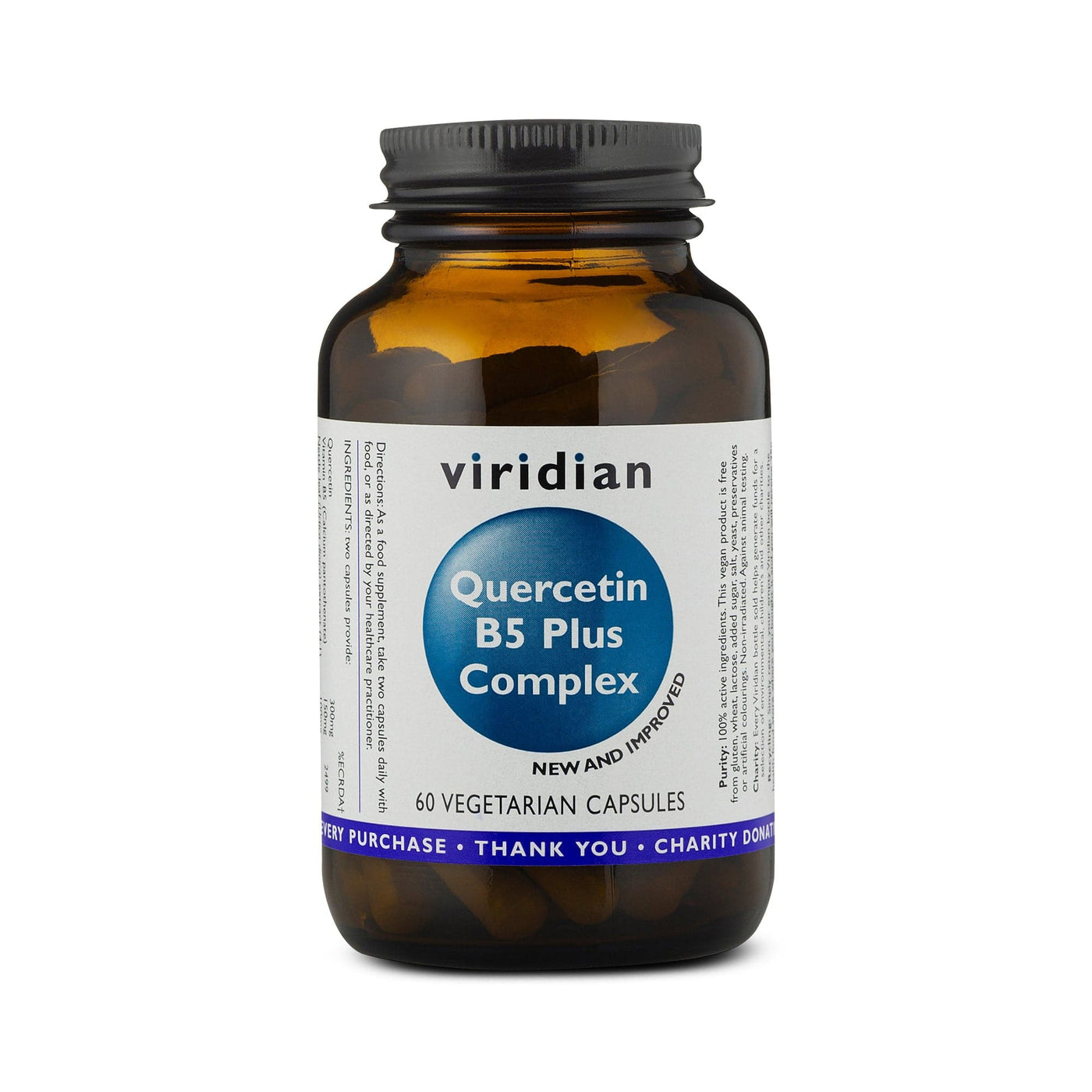 Neal's Yard Remedies Viridian Quercetin B5 Plus - 60 Capsules