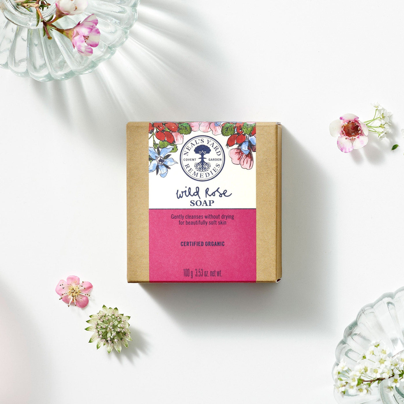 Neal's Yard Remedies Wild Rose Soap 100g